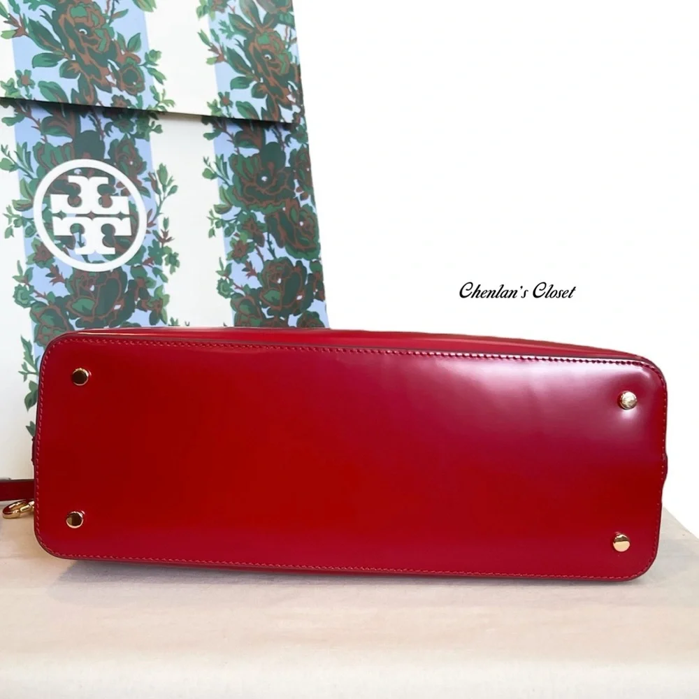 🔥NeW! $598 Tory Burch Britten Satchel - Picture 11 of 14